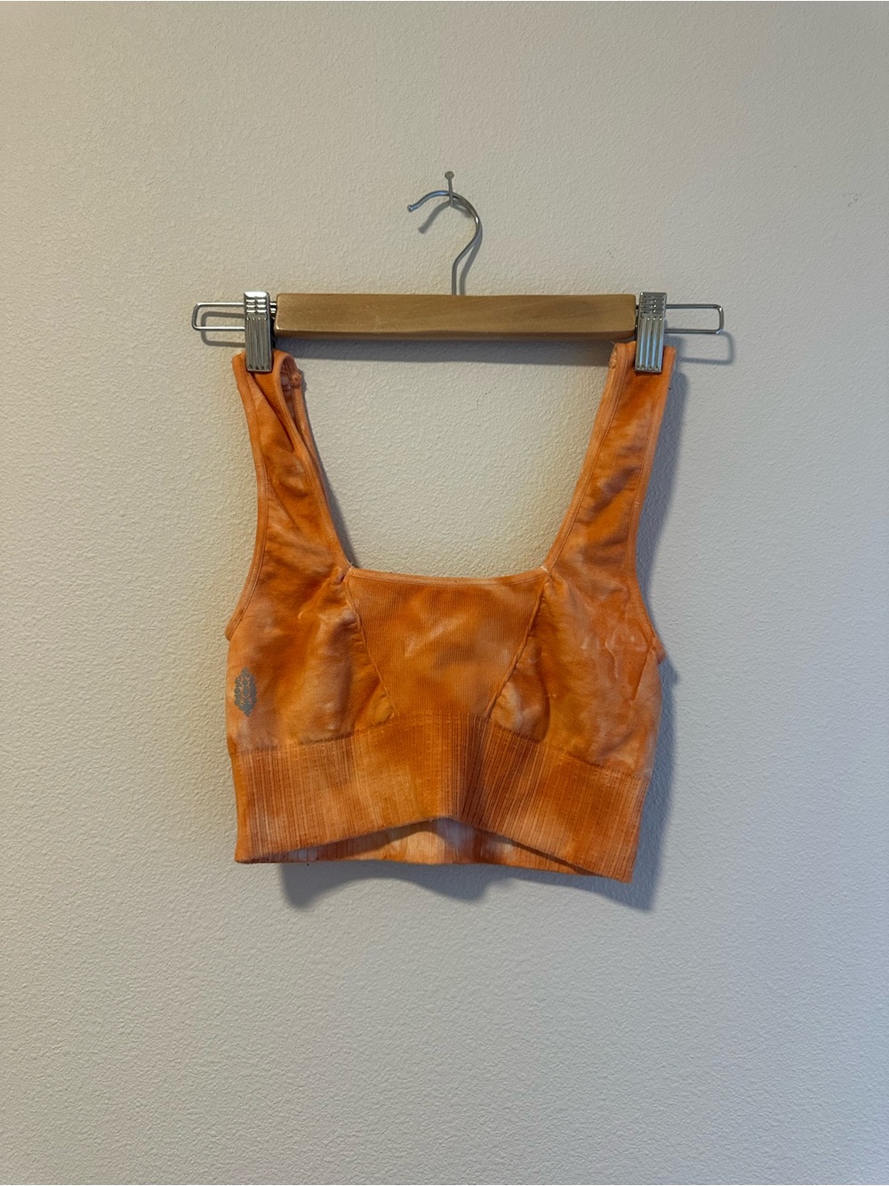 Free People Orange Tie-Dye Bralette - Picture 1 of 4